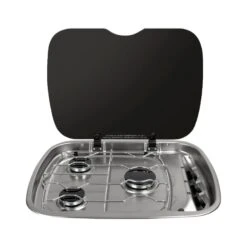 Thetford Argent 3 Burner Hob With Glass Lid
