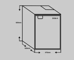 Bushman DC85-X 12-24V DC Caravan Fridge 85L -RV Comfort Outlet Store ArtiCold DC85 X 12 24V DC Caravan Fridge 85L 3 way fridge replacement ArtiCold 1600862195