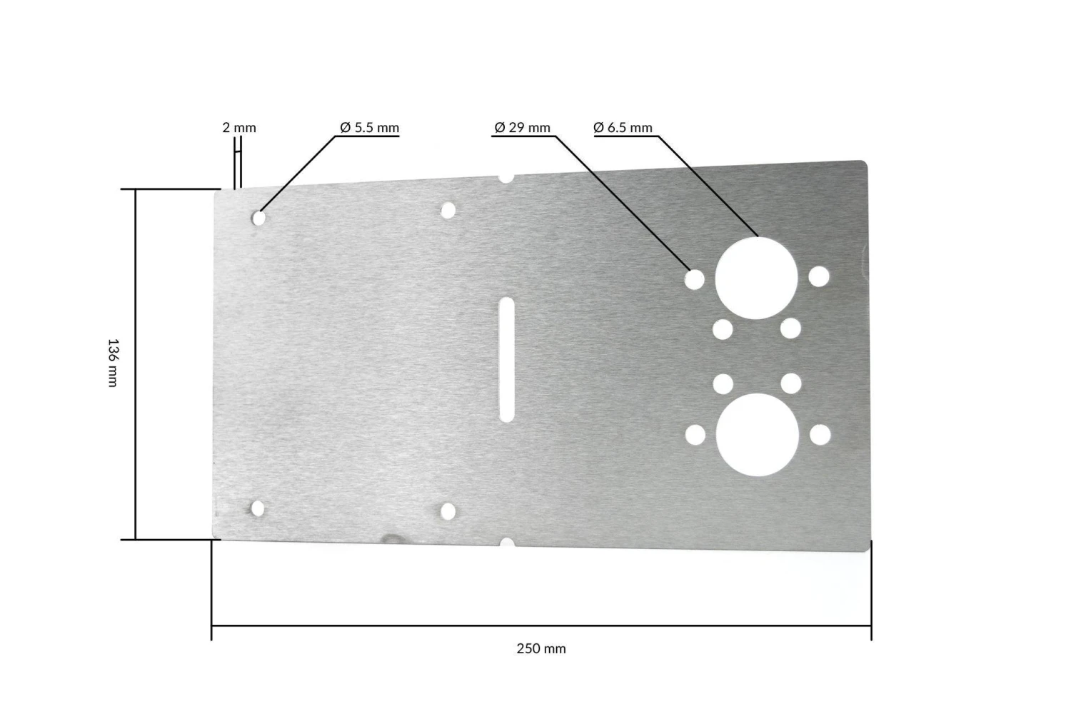Autoterm Diesel Heater Stainless Steel Mounting Plate 2 Autoterm Diesel Heater Stainless Steel Mounting Plate - Image 2