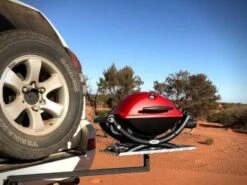 BBQARM Kit Black 850mm Arm Regular Size Tray For Weber Baby Q Or Similar -RV Comfort Outlet Store BBQARM Kit for Caravan Or Trailer 850mm Arm Black Regular BBQARM 1628493968