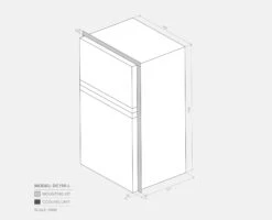 BUSHMAN DC190L (White) Caravan Fridge - 12V / 24V - DISCONTINUED -RV Comfort Outlet Store BUSHMAN DC190L White Caravan Fridge 12V 24V Bushman 1621237816