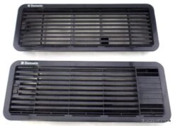 Black Complete Vent Set For 3 Way Fridge Dometic Caravan Fridge Under 90 Litres