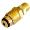 Brass Gas Fitting Male POL X 3-8 Left Hand Thread Male Straight Adaptor