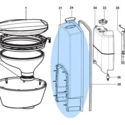 Dometic HOUSING For REAR WALL Of CTS3110 CTS4110