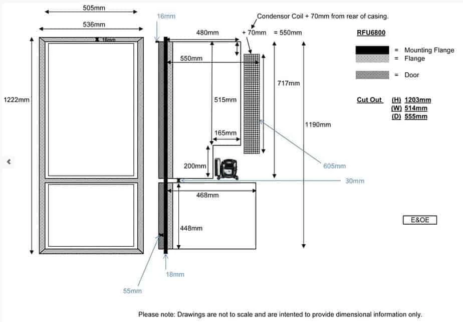 Nova Kool RFU6809 DC 173 Litre Upright Fridge Freezer 7 Nova Kool RFU6809 DC 173 Litre Upright Fridge Freezer - Image 7