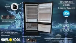Nova Kool RFU8250 DC 206 Litre Upright Fridge Freezer - Replacement For RFU8220 -RV Comfort Outlet Store Nova Kool RFU8220 DC 206 Litre Upright Fridge Freezer no longer available NovaKool 1639348058