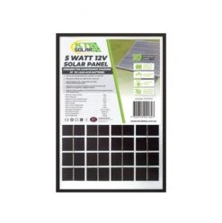 Solar Panel 5 Watt Mono 12V
