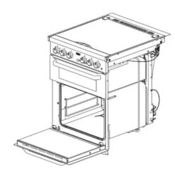 THETFORD Caprice TRIPLEX MKIII Oven Door MK3