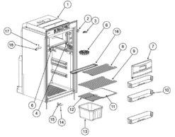 Thetford Inside DRIP TRAY For N4 and N5 SERIES