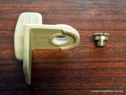 Travel Door Latch For Old Style Dometic RM2350 - Beige - No Longer Available