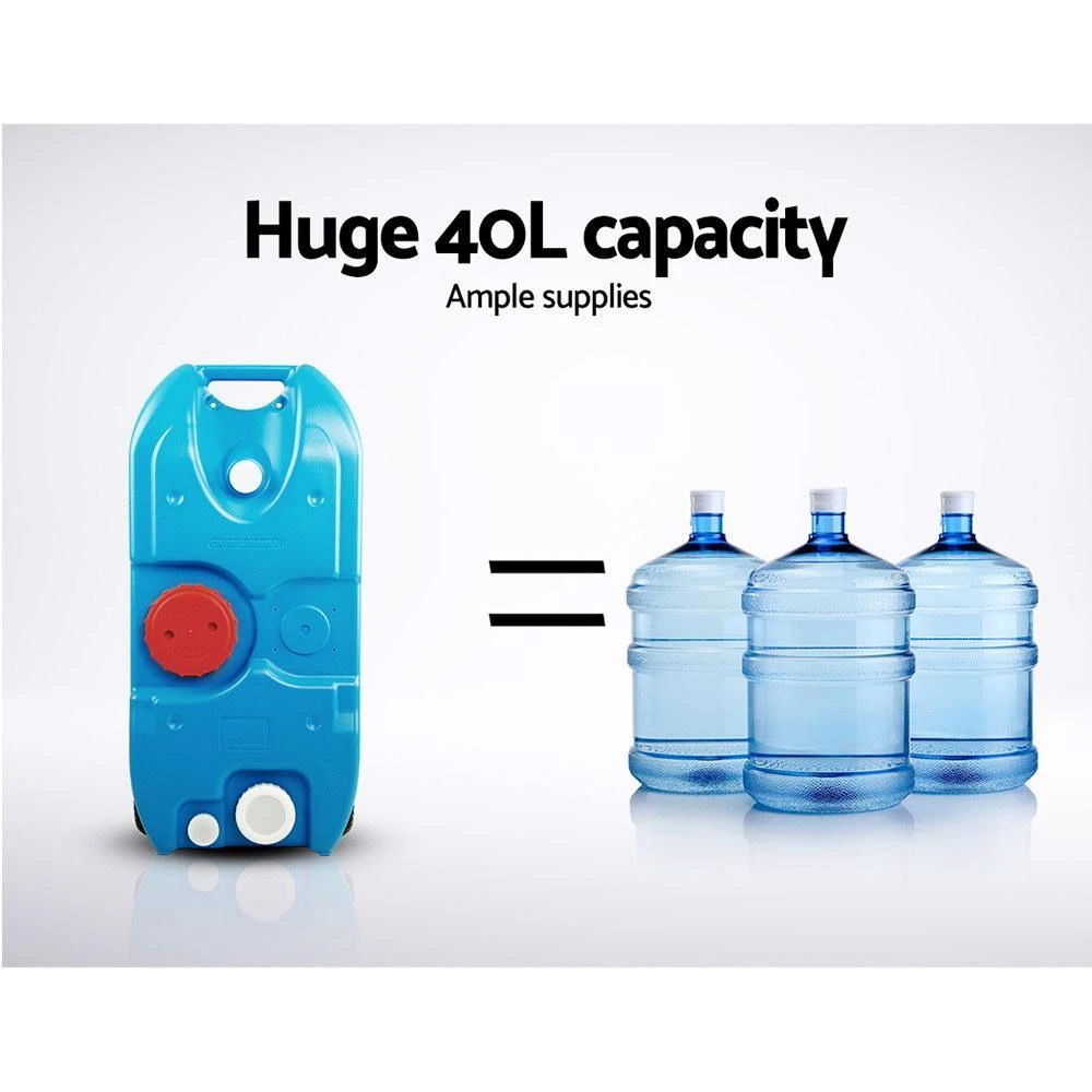 Weisshorn 40L Blue Portable Wheel Water Tank Free Shipping 3 Weisshorn 40L Blue Portable Wheel Water Tank Free Shipping - Image 3