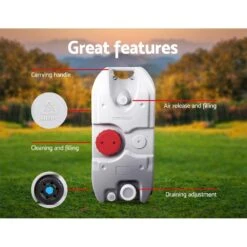 Weisshorn 40L Grey Portable Wheel Water Tank Free Shipping 12 Weisshorn 40L Grey Portable Wheel Water Tank Free Shipping -RV Comfort Outlet Store Weisshorn 40L Portable Wheel Water Tank Grey Everything Caravans 1624192586